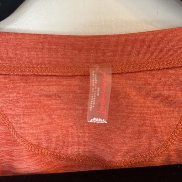 Free people MOVEMENT OFF TO THE RACES JUMPSUIT Orange xs - Picture 3 of 7